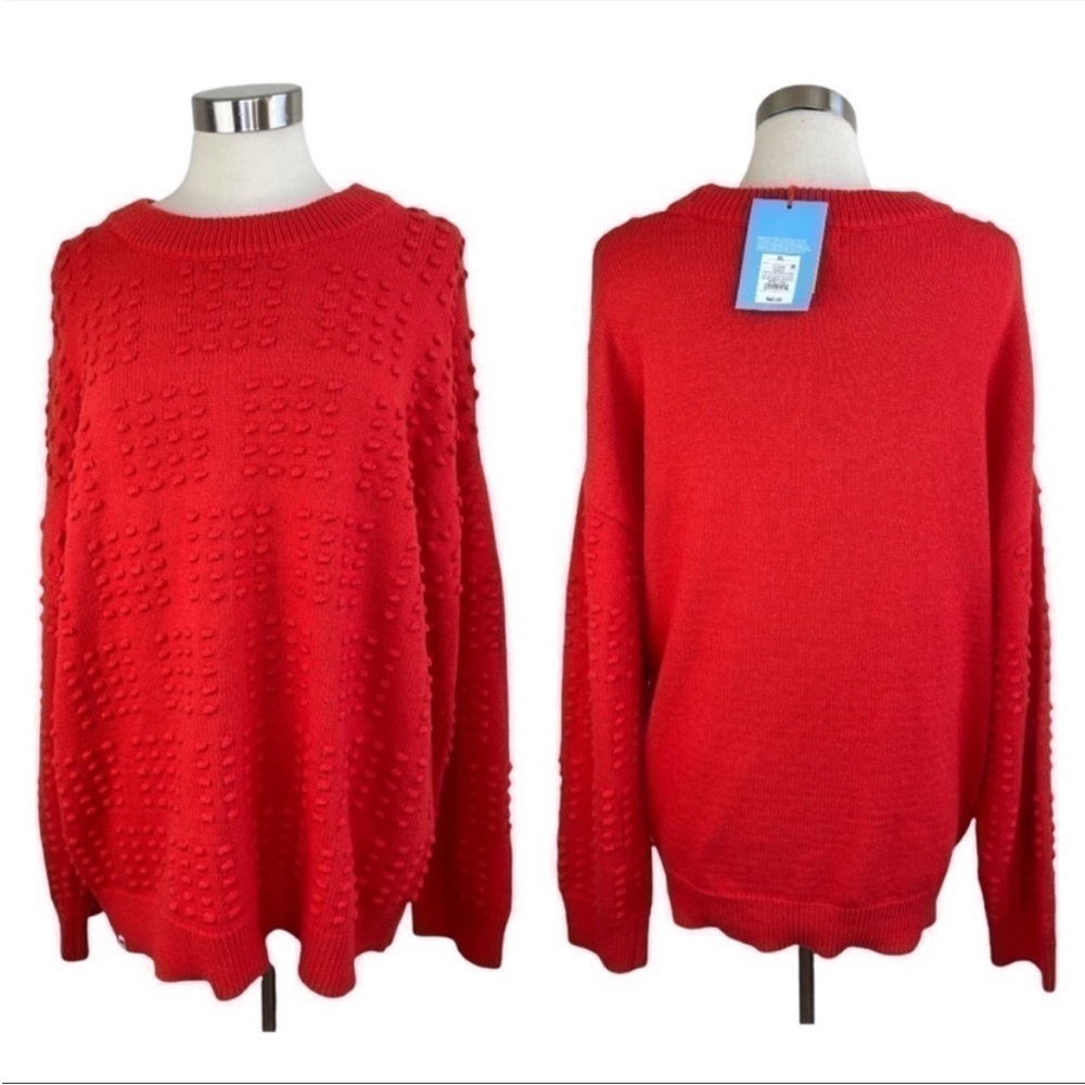 LEGO X Target NWT Textured Knit Red Sweater size XL